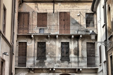 Old typical railing house