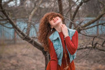 Autumn fashionable style and clothes detail for modern lady, ideas of fashion