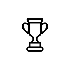 trophy icon logo illustration design
