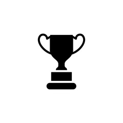 trophy icon logo illustration design