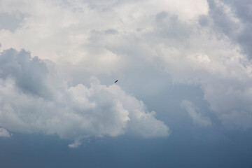 Storm clouds in Bergueda mountains, Barcelona, Pyrenees, Spain