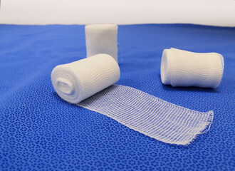 White Medical Ribbon Gauze