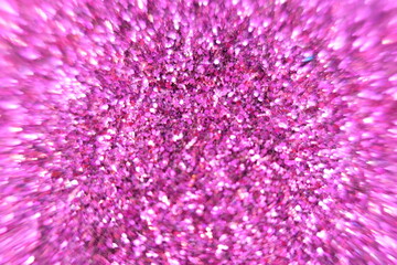 Pink crystal abstract background and defocus on bokeh sparkling background