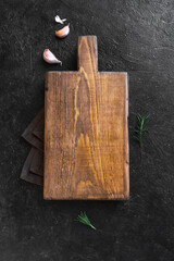 Empty wooden board.