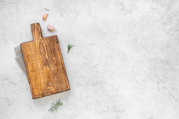 Empty wooden board.