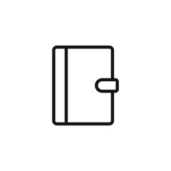 notebook icon vector