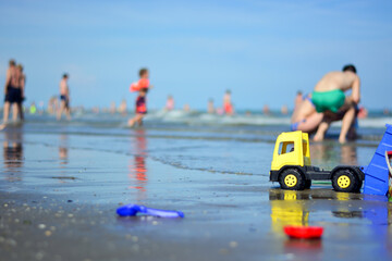 children on the beach