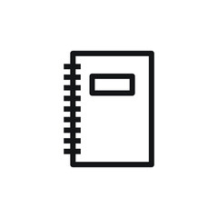 notebook icon vector