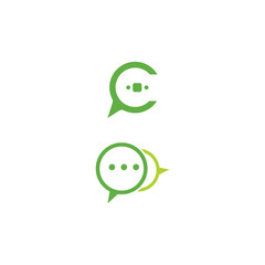Chat Logo Template vector symbol