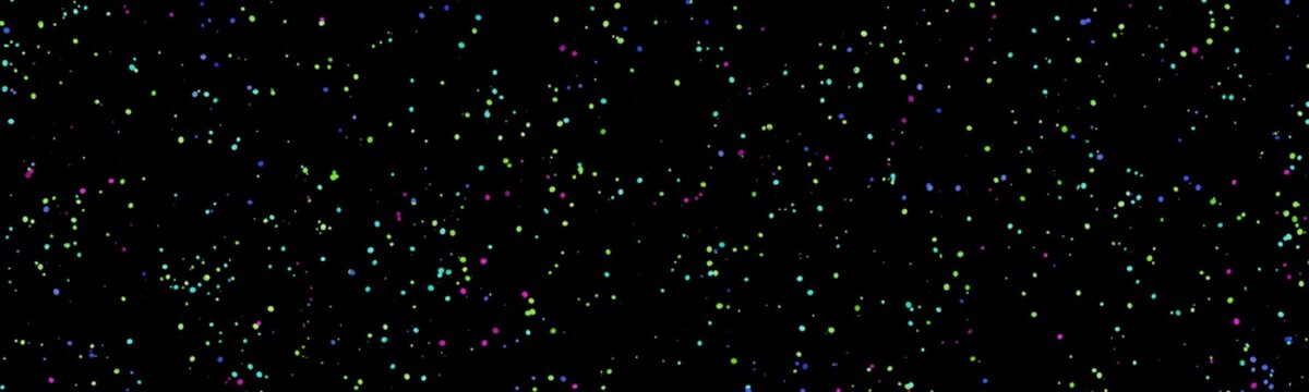 abstract balack background with bright dots