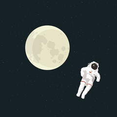 astronaut in space © JeJe