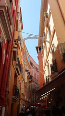 Fototapeta na wymiar Colourful Architecture in Monaco.