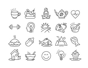 Set icons health
