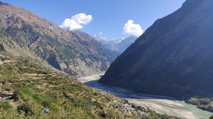 Naklejka na ściany i meble Natural beauty of Himalayan region
