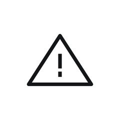 warning icon vector sign logo