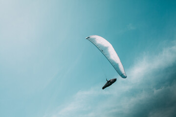 paraglider in the sky