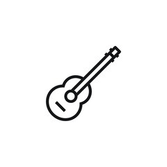 guitar icon vector