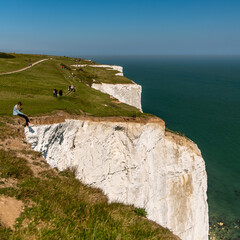 White Cliffs in Dover, England Europe 