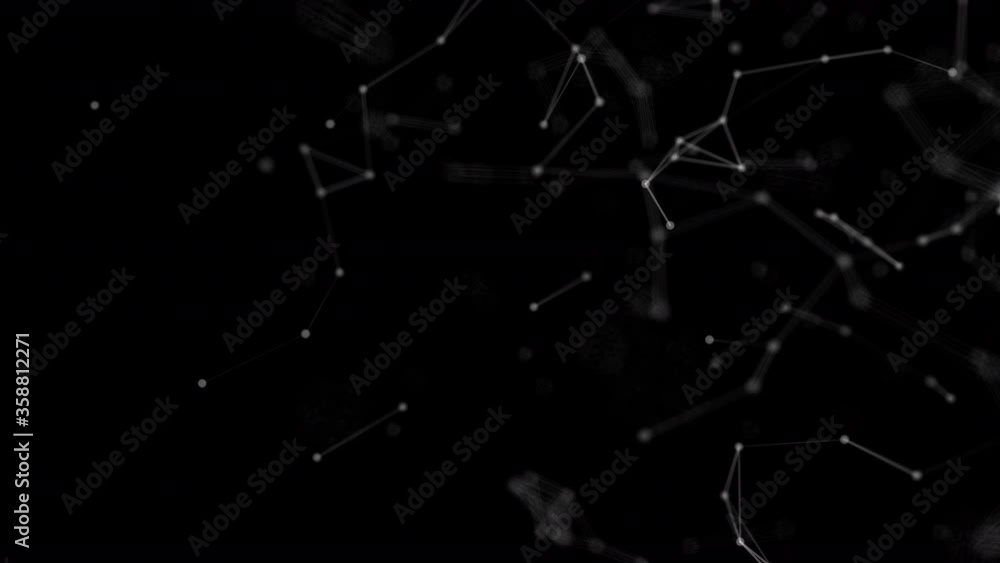 Poster Abstract Technology network connects  concept background futuristic and network connection wide banner background