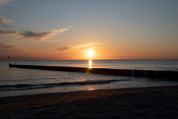 Sonnenuntergang, Ostsee