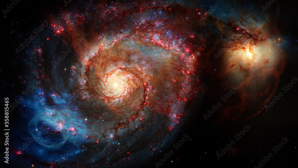 Canvas Prints spiral galaxy in outer space. elements of this image furnished by nasa