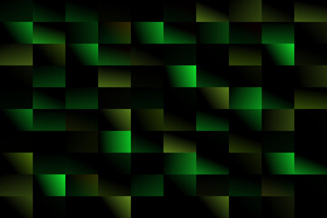 abstract green background with squares