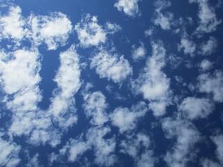 blue sky with clouds