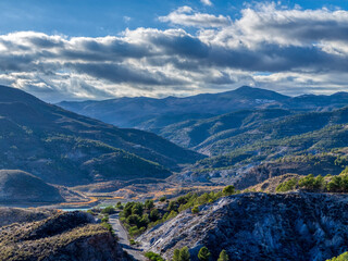 mountainous landscape near the Beninar reservoir

