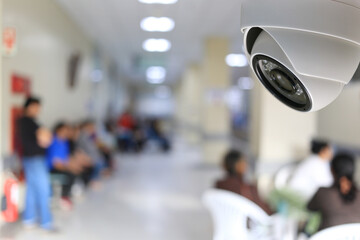 CCTV tool in hospital Equipment for security systems.