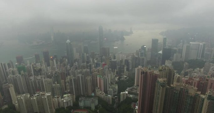 China, Hong Kong, Aerial
