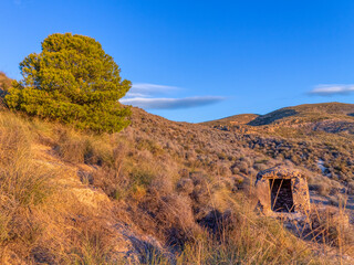 semi-desert landscape near Berja in southern Spain