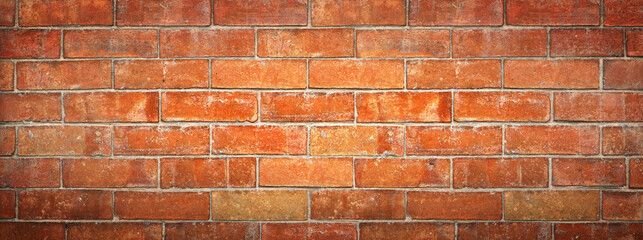 old worn and weathered brick wall, background and texture with space to write text