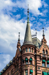 Obraz premium It's Red tower in Oslo, Norway