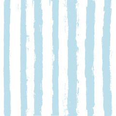 Hand drawn striped pattern, baby blue navy stripe seamless background, childish pastel brush strokes. vector grunge stripes, cute paintbrush line backdrop