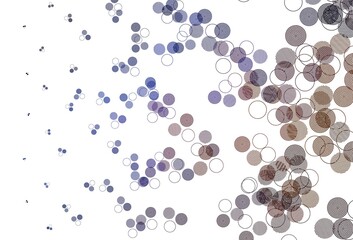 Light Blue, Red vector pattern with spheres.