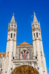It's Part of the Jeronimos Monastery or Hieronymites Monastery in Lisbon, Portugal. It a UNESCO World Heritage site
