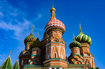 Fototapeta na wymiar It's St. Basil's Cathedral, Moscow Red Square, Russia