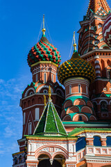 Fototapeta na wymiar It's Part of the St. Basil's Cathedral, Moscow, Russia