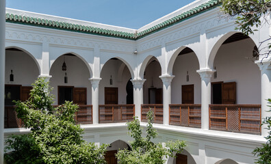 Tetouan in Northern Morocco with Rif Mountains in the background
