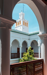 Tetouan in Northern Morocco with Rif Mountains in the background
