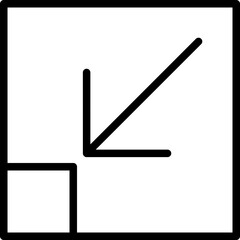 Minimize illustration icon