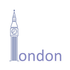 London Big Ben times square landmark monument skyline element - obrazy, fototapety, plakaty
