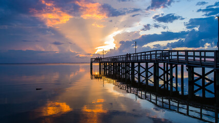 Mobile Bay, Alabama sunset 