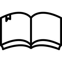 Book icon in vector