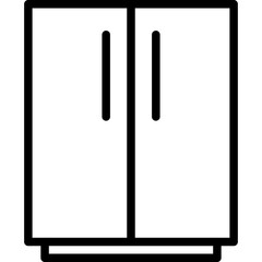Cupboard icon in vector