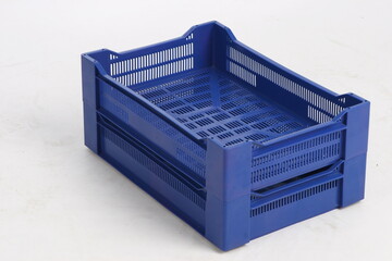 plastic box, container for storing and transferring fruits and vegetables, food, for storing things, on a white background, online store