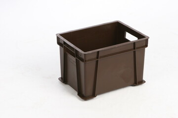 plastic box, container for storing and transferring fruits and vegetables, food, for storing things, on a white background, online store