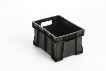 plastic box, container for storing and transferring fruits and vegetables, food, for storing things, on a white background, online store