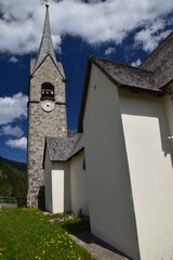 Fototapeta premium Sauris di Sopra e Lago di Saluri