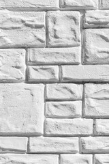 White Brick wall pattern background texture